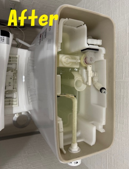 水タンクトイレアフター