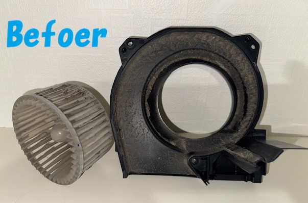 換気扇分解ビフォー